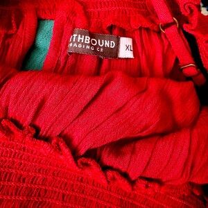 EARTHBOUND bell sleeved off the shoulders top